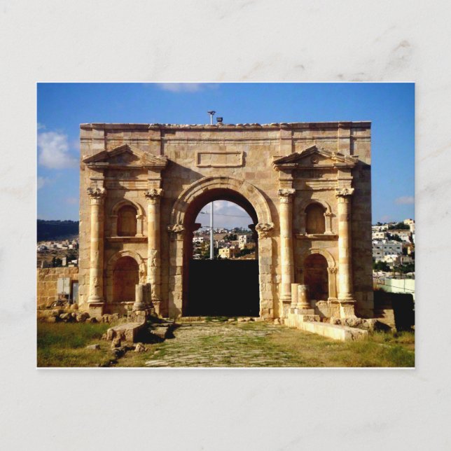 Romersk struktur framsida vykort (Framsida)