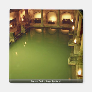 Romerska bad, Avon, England Magnet