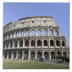 Romerska Colosseum Lazio, italien Kakelplatta