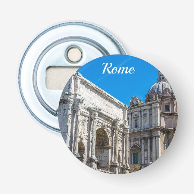 Romerska forumets ruiner i Rom, Italien Flasköppnare (Framsidan)