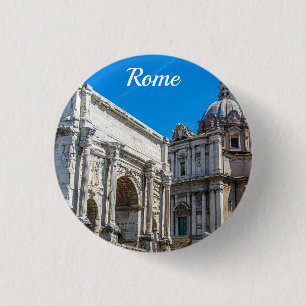 Romerska forumets ruiner i Rom, Italien Knapp
