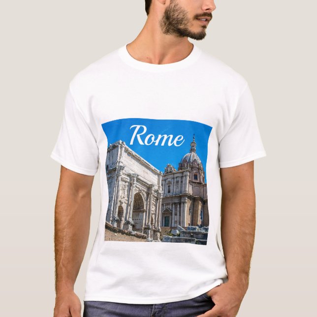 Romerska forumets ruiner i Rom, Italien T Shirt (Framsida)