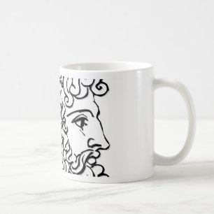 Romerska huvud kaffemugg