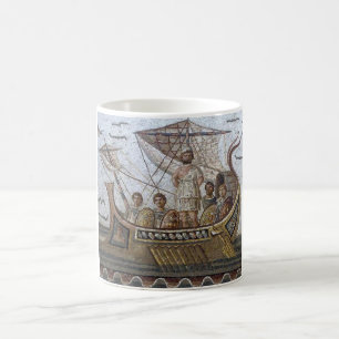 Romerska mosaik kaffemugg