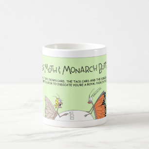 Romerska Moth och Hag Moth Kaffemugg