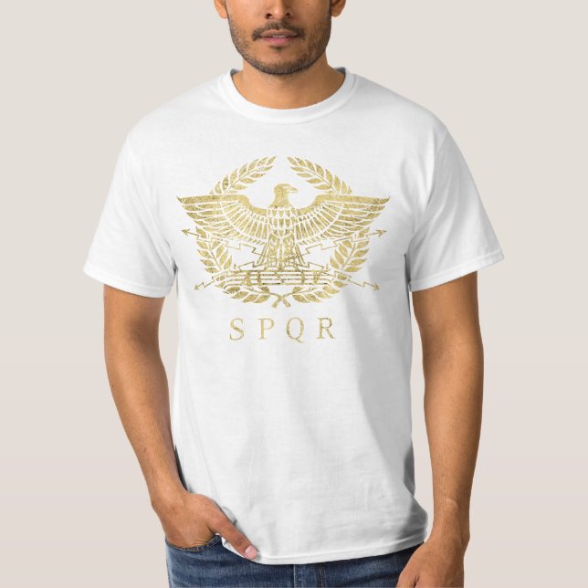 Romerska riket Örn Emblem  T Shirt (Framsida)