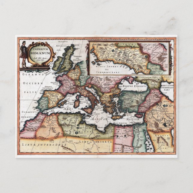 Romerska riket vykort (Framsida)