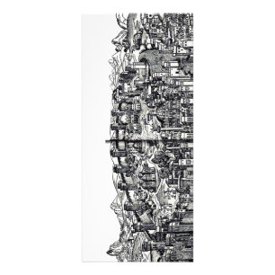 Romerska rikets Konstantinopel Reklamkort