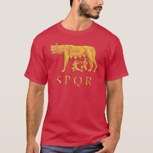 Romerska Romulus, Remus och Hon-Varg grafisk T Shirt