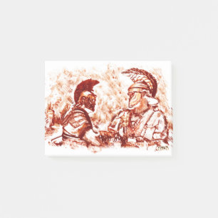 Romerska soldater post-it block
