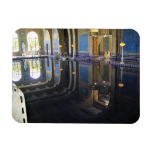 Romerskt bad i Hearst Castle, Kalifornien Magnet