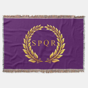 Romerskt imperialistiskt SPQR-kast Mysfilt