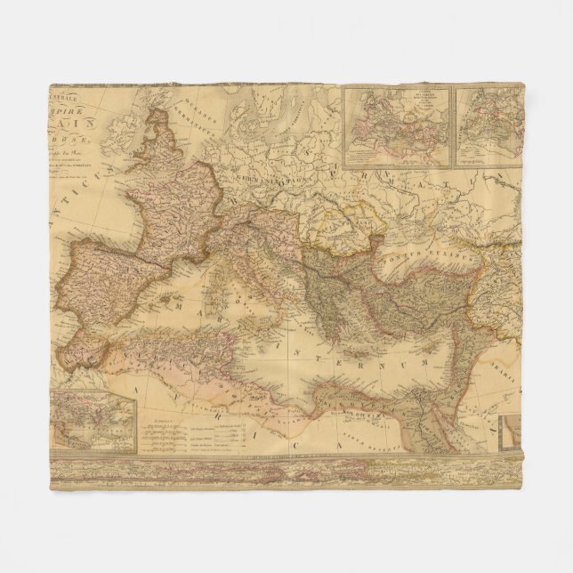 Romerskt välde 2 fleecefilt (Framsidan (Horisontell))