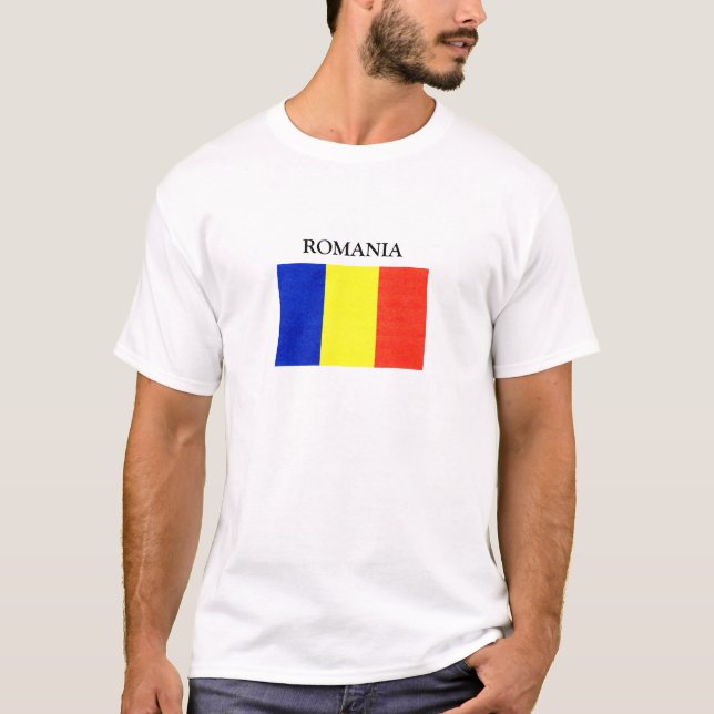 RomFlag1 Tee Shirt (Framsida)