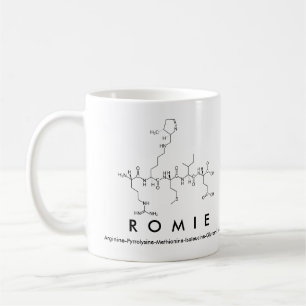 ROMIE peptide namn mugg