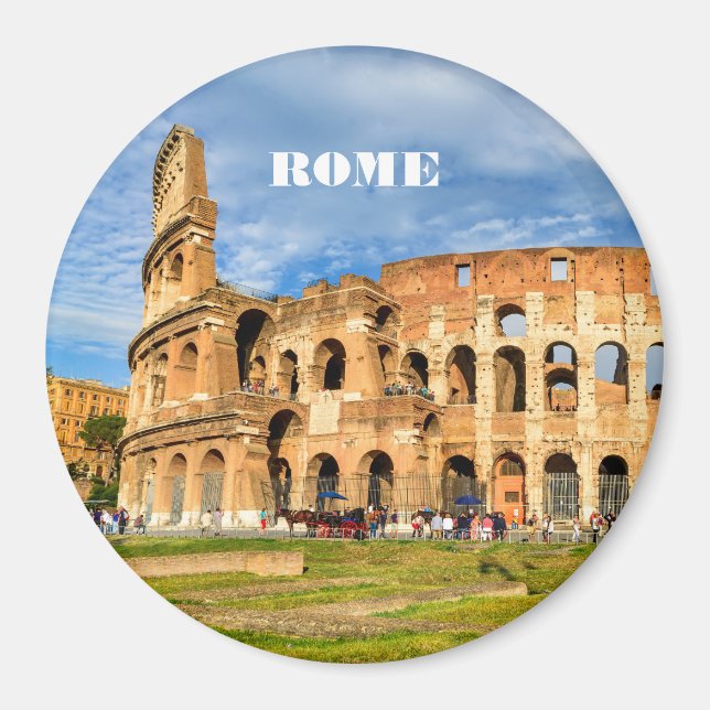 Rommagnet med Colosseum Magnet (Framsidan)