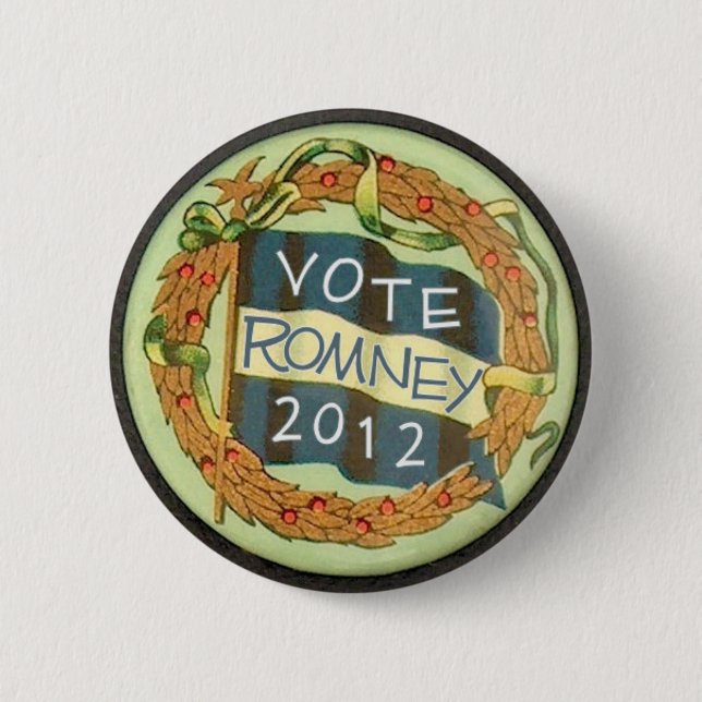 Romney 2012 knapp (Framsida)
