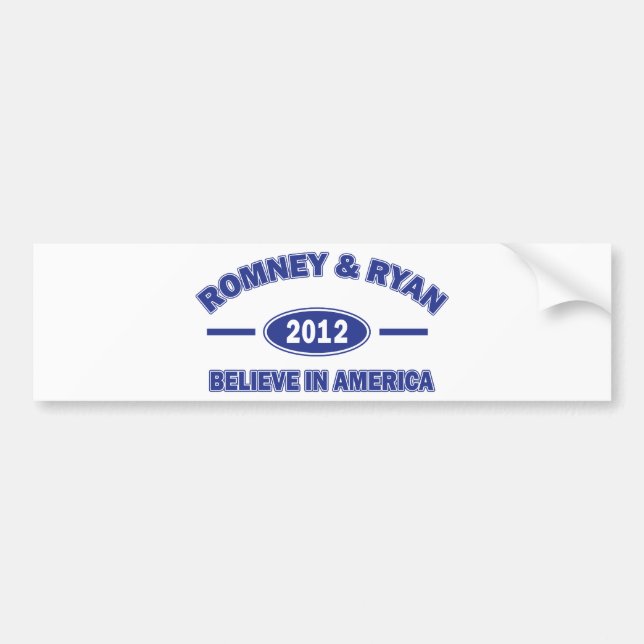 Romney and Ryan 2012 Bildekal (Framsidan)