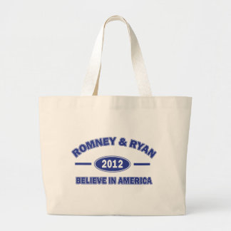 Romney and Ryan 2012 Jumbo Tygkasse