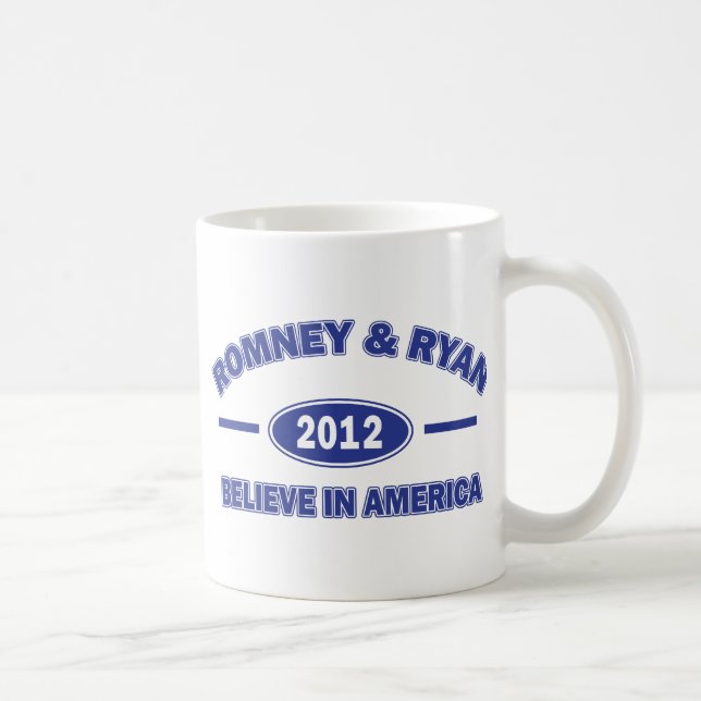 Romney and Ryan 2012 Kaffemugg (Höger)