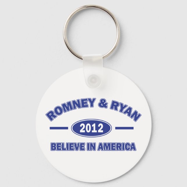 Romney and Ryan 2012 Nyckelring (Framsida)