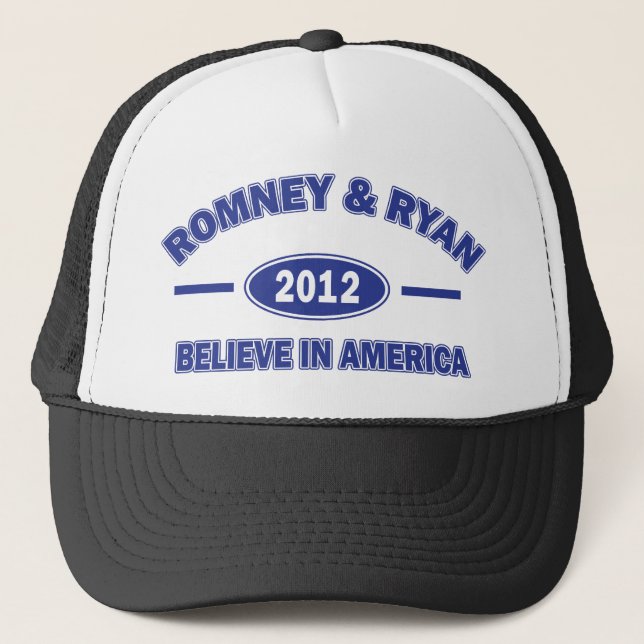 Romney and Ryan 2012 Truckerkeps (Framsida)