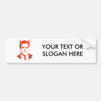 Romney djävulen bildekal