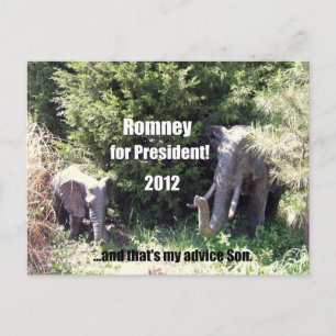 Romney for President - 2012 Vykort