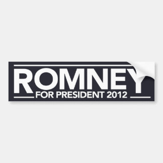 Romney för presidentbildekalet (svarten) bildekal