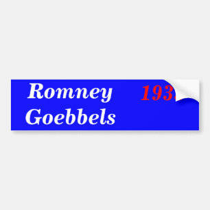 Romney Goebels 1933 Bildekal