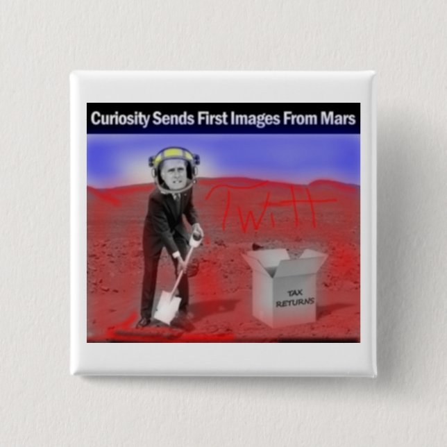 Romney hidsskatter på Mars som är prickig vid Knapp (Framsida)