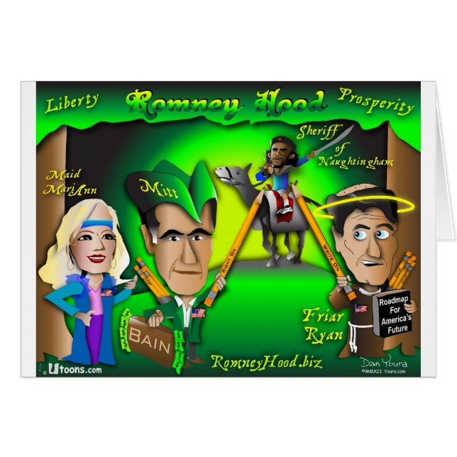 Romney Huva Forest Hälsningskort (Framsidan Horizontal)