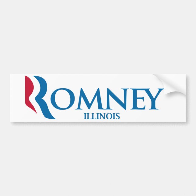 Romney Illinois bildekal (Framsidan)
