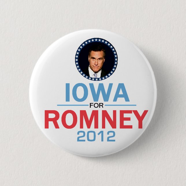 Romney Iowa knäppas Knapp (Framsida)