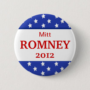Romney Kampanj Button Knapp