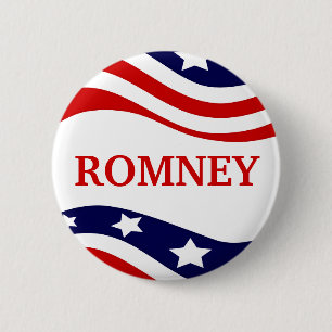 Romney Kampanj Button Knapp