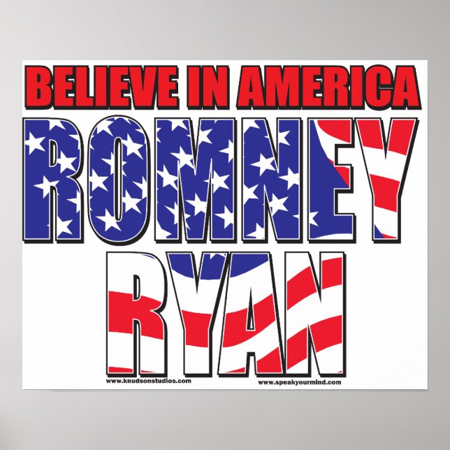 Romney och Ryan Poster (Framsidan)