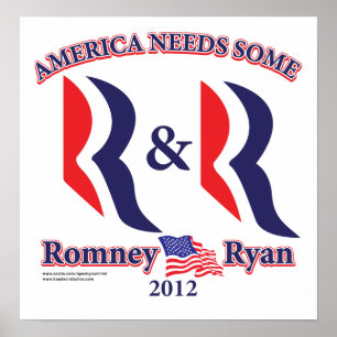 Romney och Ryan Poster