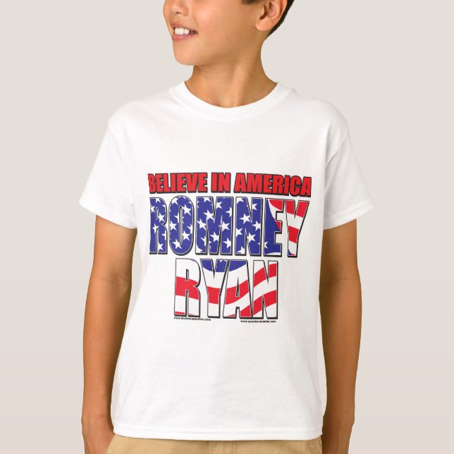 Romney och Ryan Tee Shirt (Framsida)