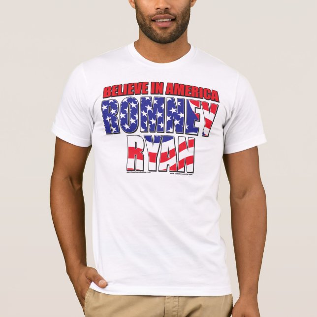 Romney och Ryan Tee Shirt (Framsida)