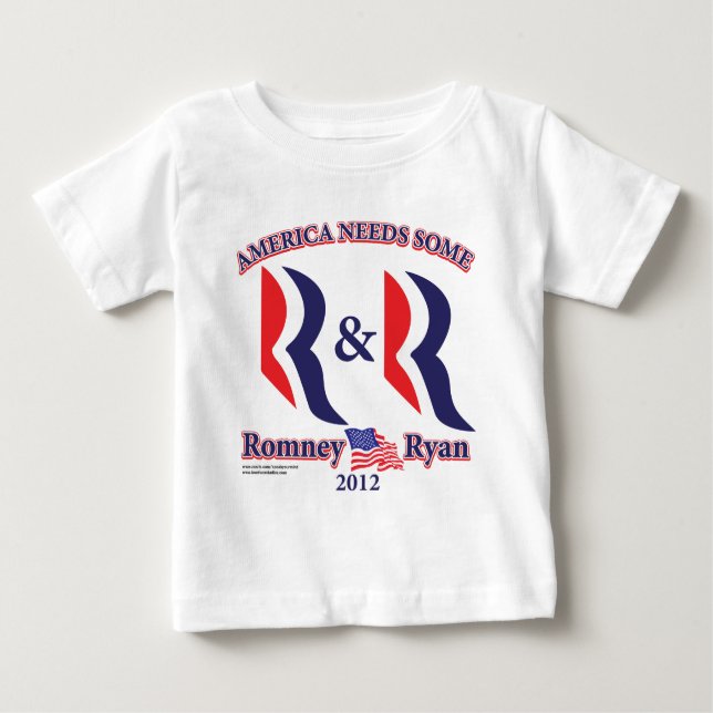 Romney och Ryan Tee Shirt (Framsida)
