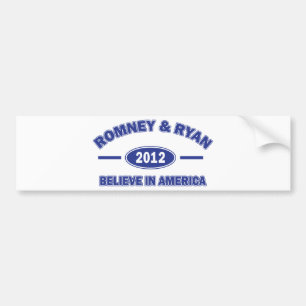 Romney och Ryan Tro Bildekal