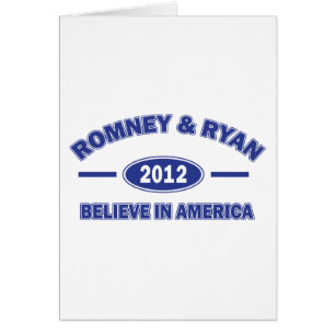 Romney och Ryan Tro Hälsningskort