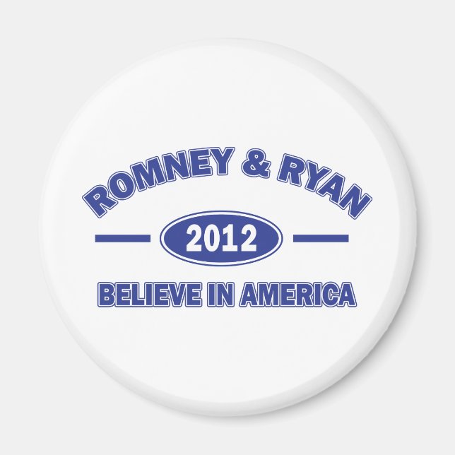 Romney och Ryan Tro Magnet (Framsidan)