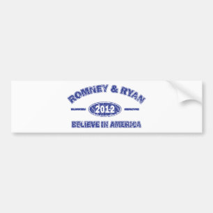 Romney och Ryan Tro på Amerika Bildekal