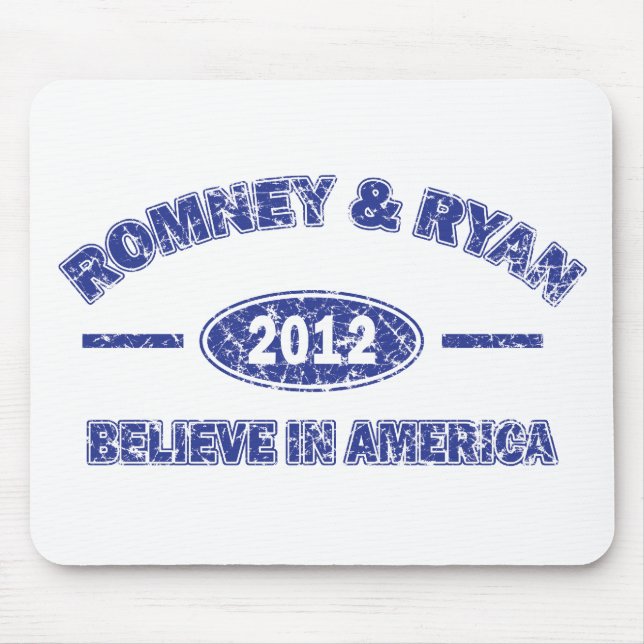 Romney och Ryan Tro på Amerika Musmatta (Framsidan)