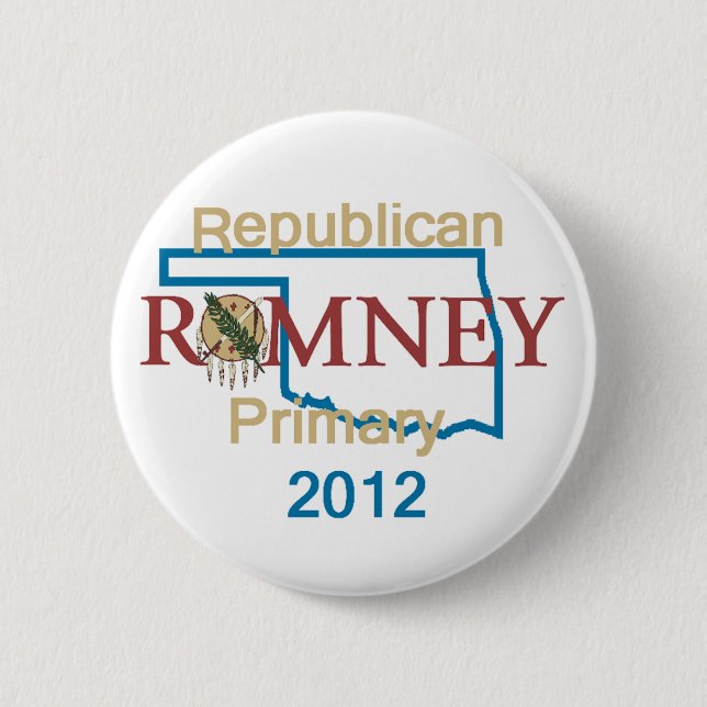 Romney OKLAHOMA knäppas Knapp (Framsida)