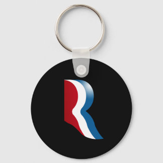 ROMNEY R LOGOTYP NYCKELRING