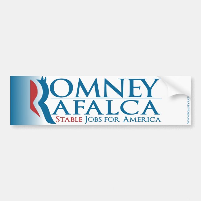 Romney Rafalca bildekal 2012 (Framsidan)
