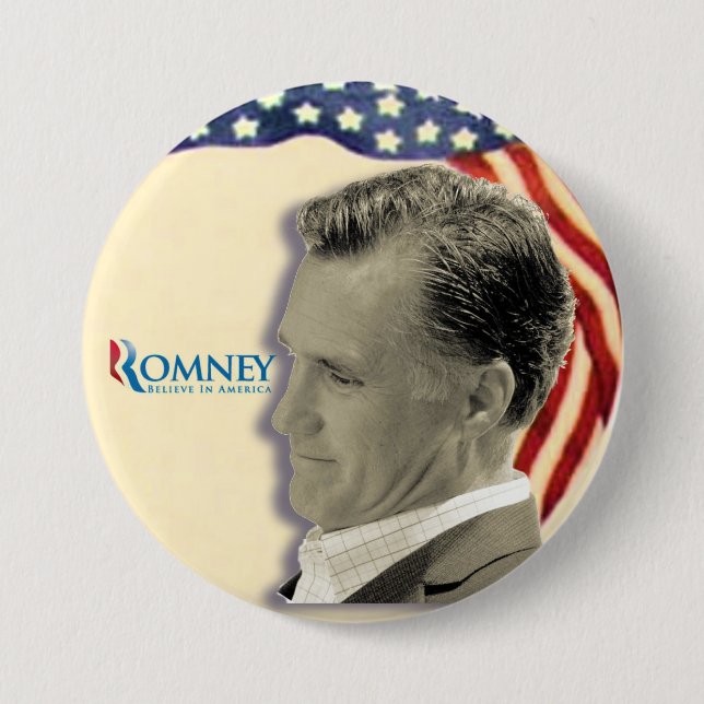 Romney Retro-Stil patriotism 2012 Knapp (Framsida)